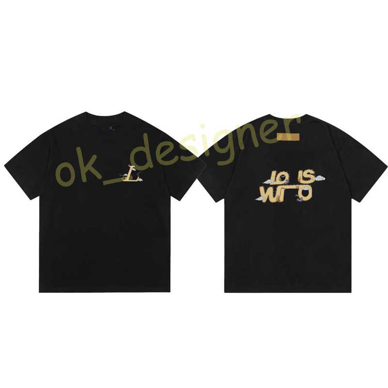 Summer Luxurys Men's T-Shirts Designers Clothing Loose Tees Tops Man Casual Street graffiti Shirt Sweatshirt Short Sleeve T shirts printed tshirts asian size L-8XL