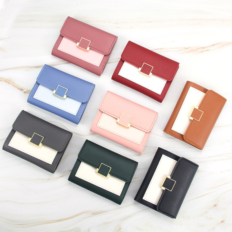 Free Shipping 2025 New Designer Bag New Women's Wallet Fashion Casual Women's Short 70% Off Wallet Coin Purse Clutch Card Holder Women'