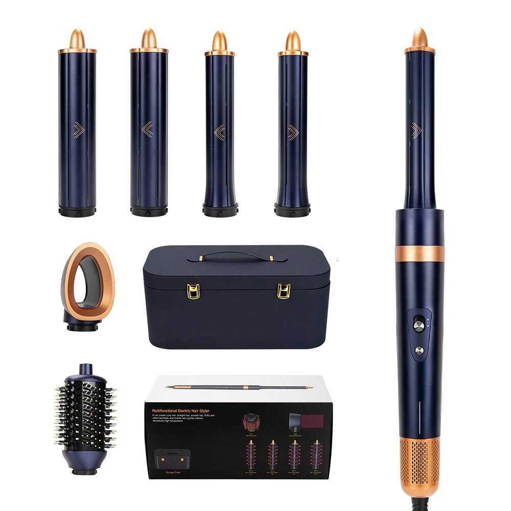 Negative Ion Wrap 6 in 1 Powerful Hair Dryer Brush Multi-Styler Auto-Wrap Curlers For Dyson Air wrap