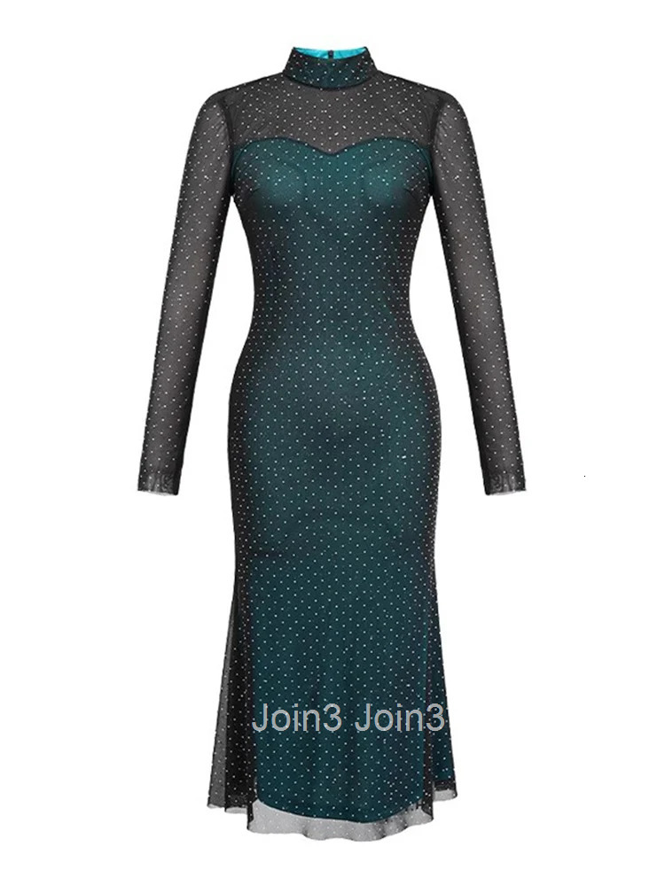 Fashion Stretchy Clothes Sparkly Evening Long Dress Ladies Women Elegant Luxury Chic Skinny Midi Party Prom Robe Mujer Vestidos