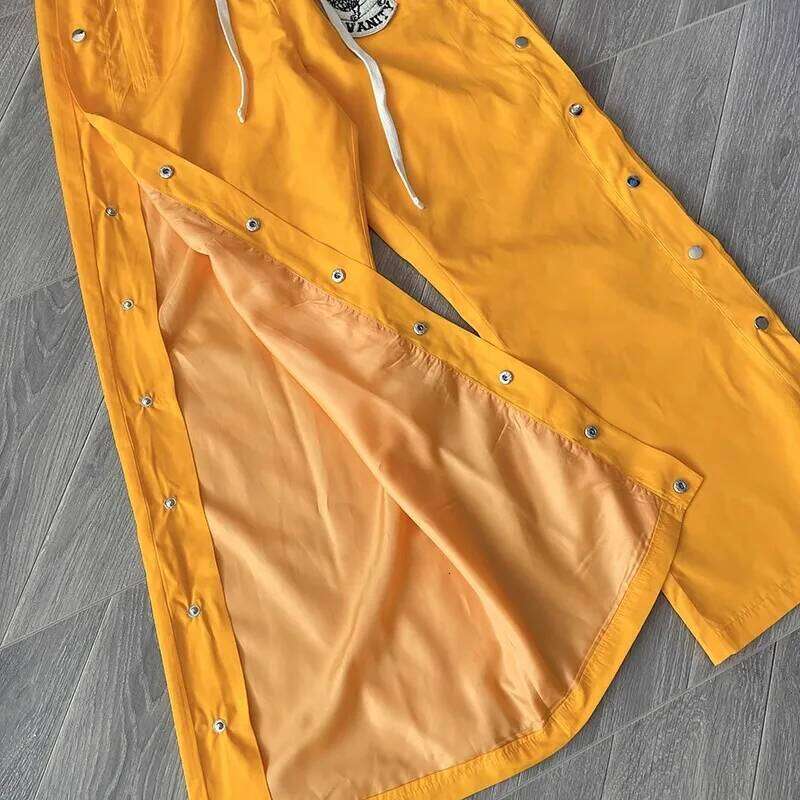 Embroidered Buckle Sports Sweatpants Jogger Men Women Drawstring Long Pants Trousers