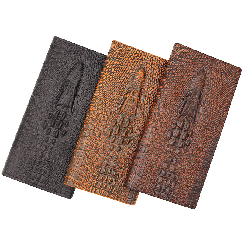 Free Shipping 2025 New Designer Bag Menbense Men's Wallet Long Business Crocodile Pattern Multi-functional Large Capacity Trendy Wallet Factory D