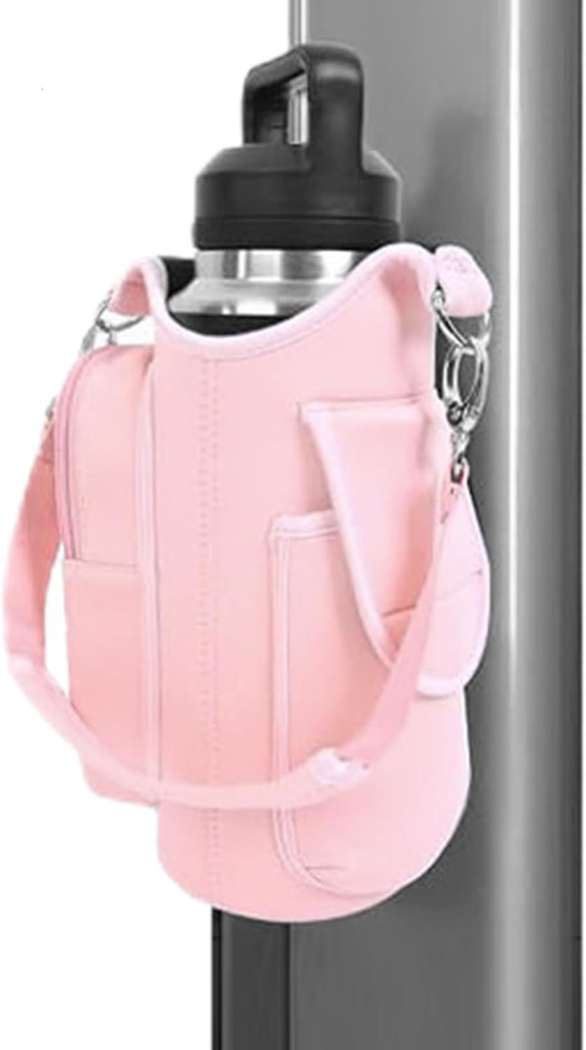 Magnetic fitness bag water bottle holder gym magnetic bag company magnetic cross body fitness bag for gym travel work and exercise 241209