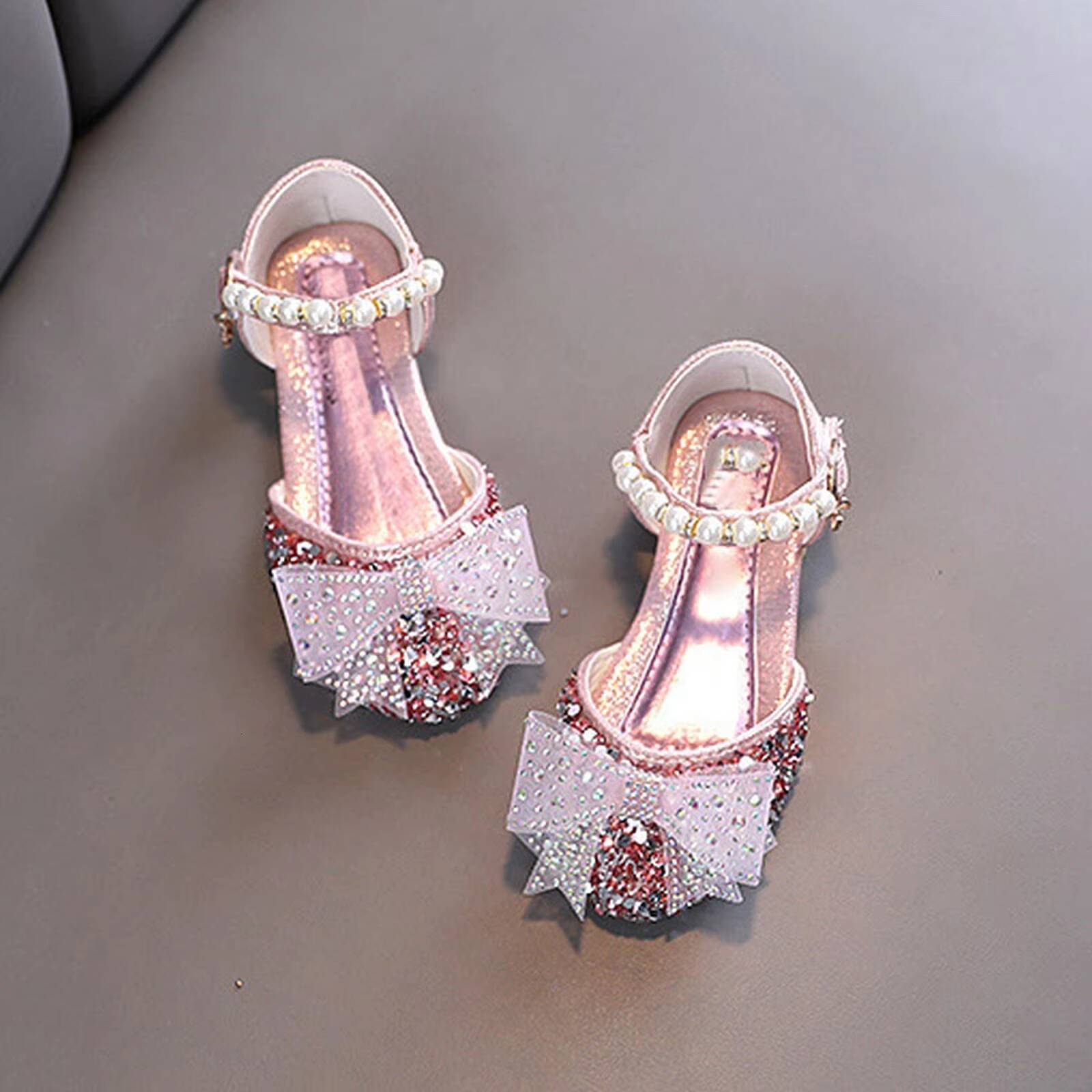 Low Ddmyshoesvip Dress Girls Heels Princess Toddler Soft Sole Kids Fashion Glitter Children's Shoes Shoes For Wedding Party Ddmydesign