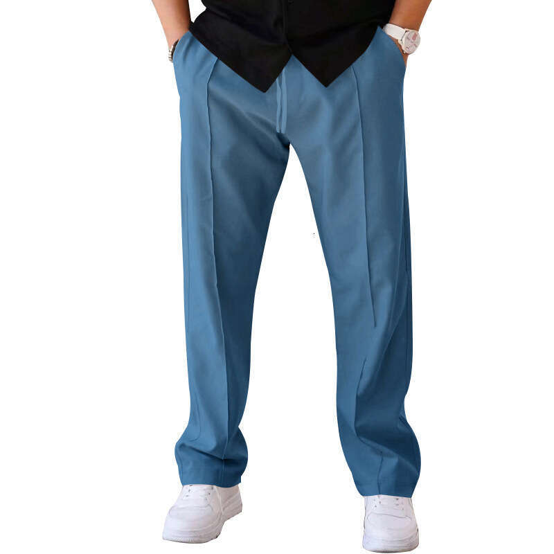 New Cross-Border for Men Spring Summer Loose Straight Sports Casual American Oversize Long Pants