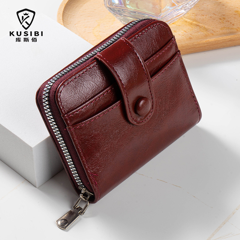 Free Shipping Luxury Fashion Multi-card Slot Designer Wallet Unisex Zipper Coin Purse Card Holder Bag In Stock Storage Bag