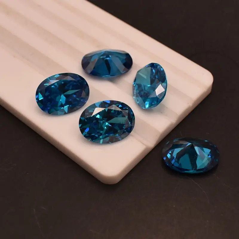 Natural Mined Deep Aquamarine Unheated 15.0 Ct 13x18mm Oval Cut VVS Loose Gemstone Jewelry Making Gem 250617