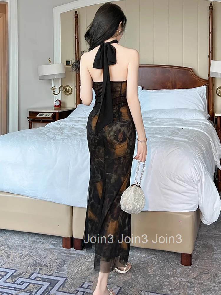 Summer Elegant Women Evening Long Dress Chic Sexy Halter Bodycon Maxi Party Club Beach Prom Robe Femme Mujer Stretchy Vestidos