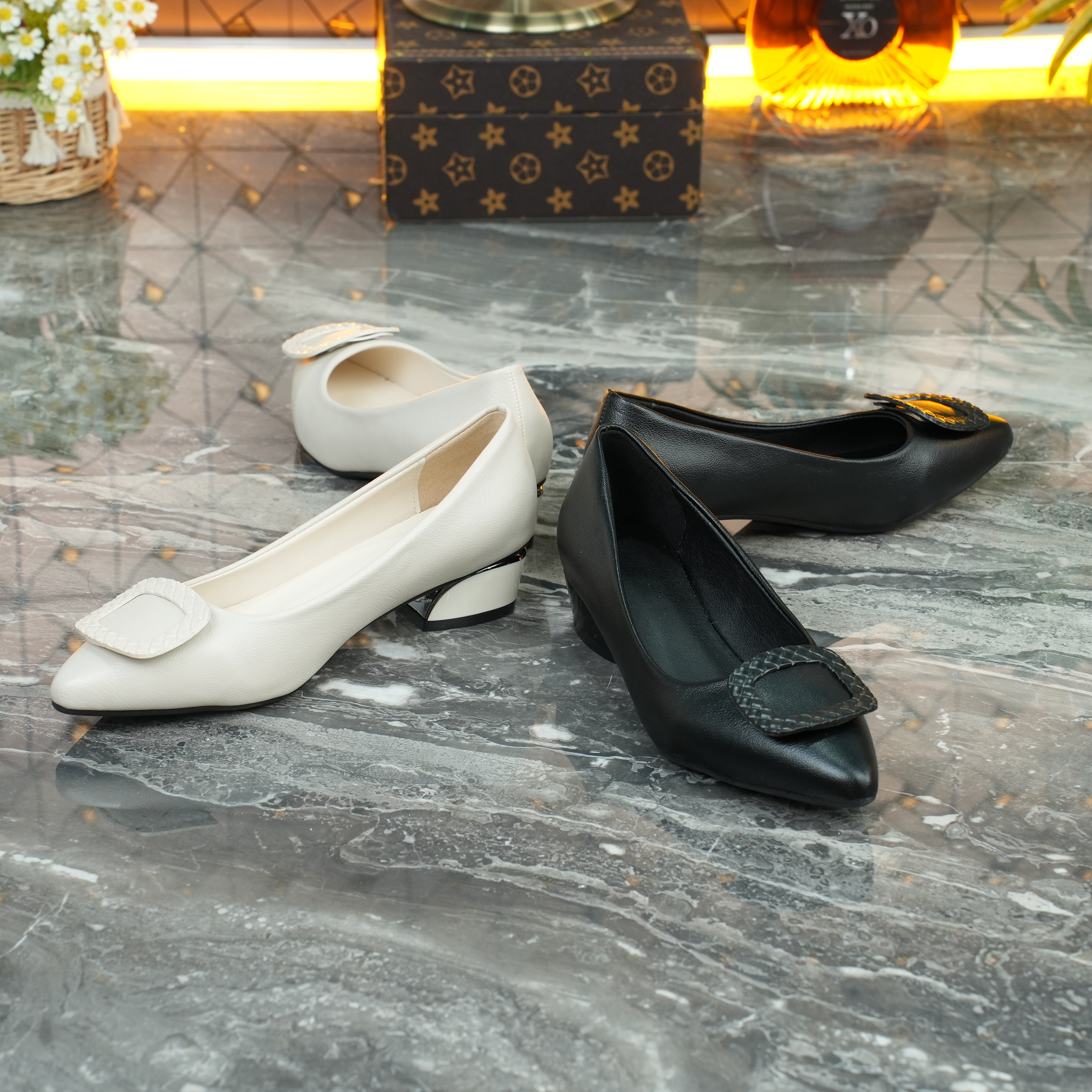 3098-Women's pointed-toe flats, comfortable and casual one-legged flats for walking, driving, office formal wear New