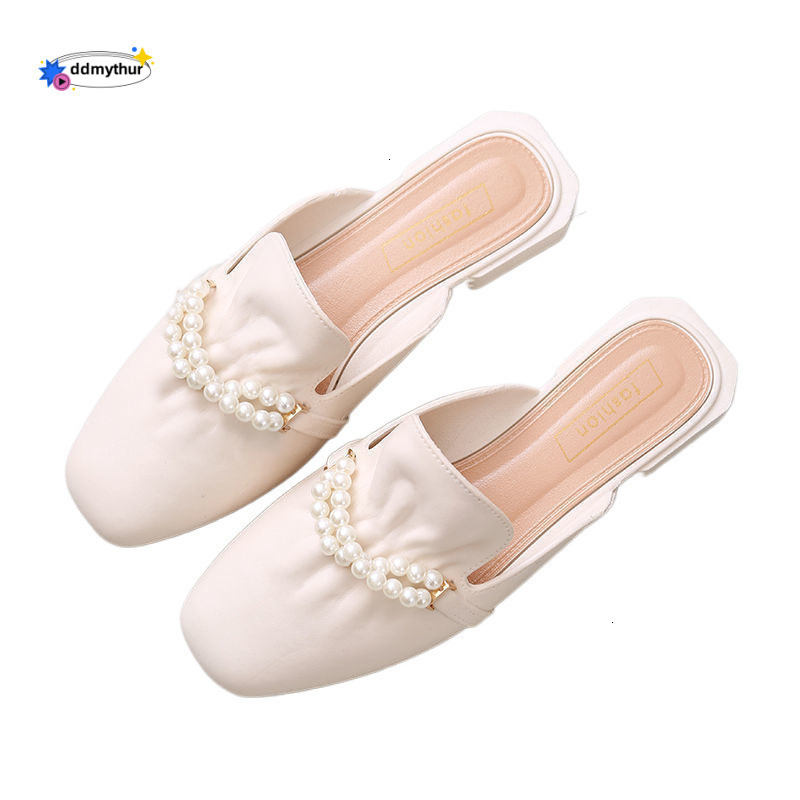 Four Seasons Casual Closed-Toe Half Slippers Women, Suitable for Outdoor and Indoor Use, Fashionable 2025 New Style Mules, Lazy Women's Sandals d