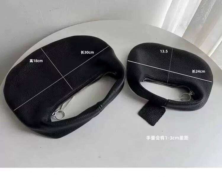 Bags Designer New Women's Pu Leather Elegant Moon Design Underarm Lady Shoulder Bag Semi-Circular Wrist Handbag Summer