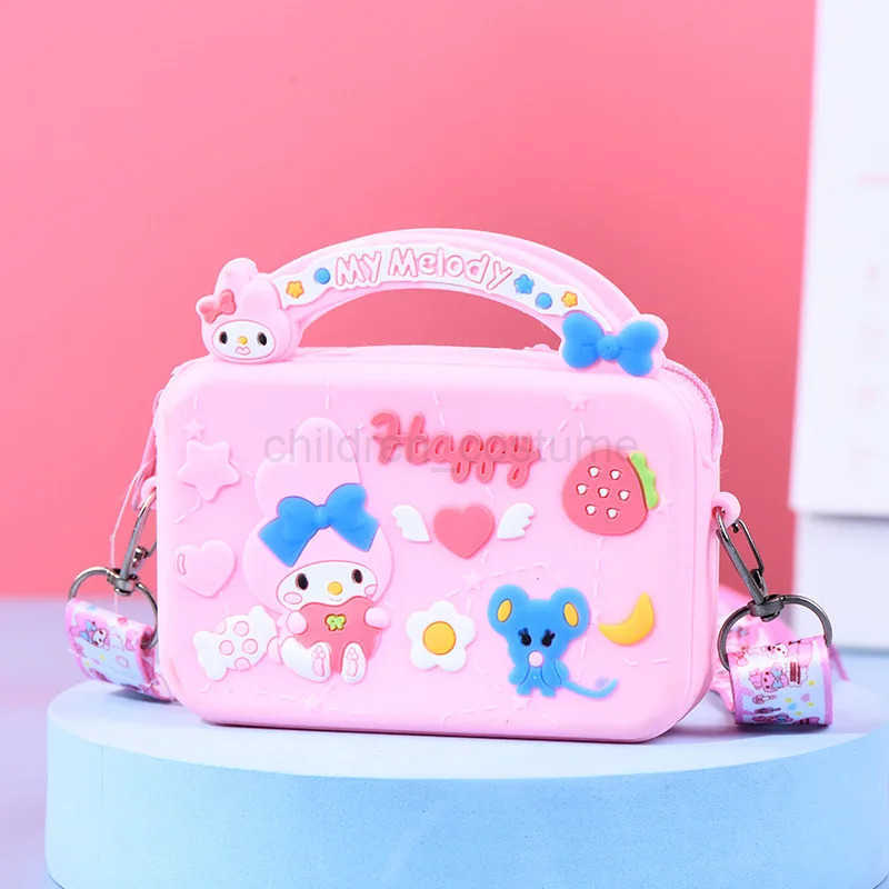 Disney Silicone Bag Cartoon Anime Figure Stich Shoulder Bag Lilo Stitch Fashion Kids Girl Accessories Coin Purse Gift W250623