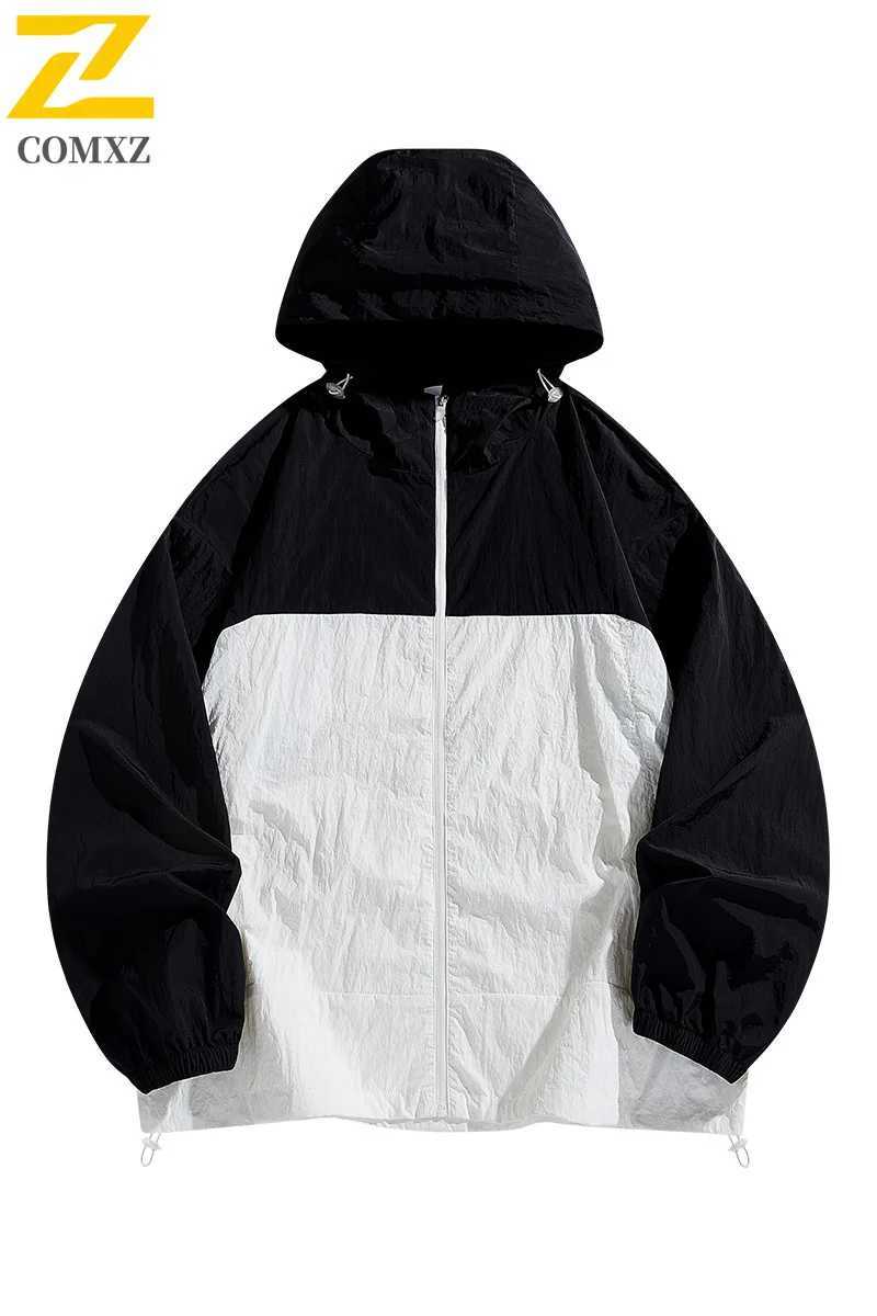 2025 Summer UV Hooded Jacket Mens Womens Sunscreen Clothing Casual Outdoor Light Fishing Overalls Quick Dry Skin Windbreaker W250623