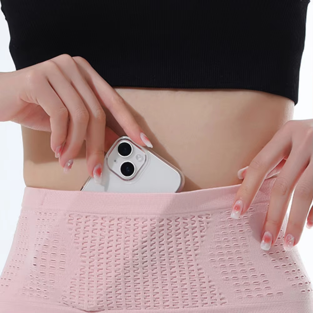 Travel Waist Packs Pouch Bag Multifunctional Knit Breathable Concealed Waist Bag Slim Thin Waist Pack With Hanging Hook Lightweight Packet For Riding 