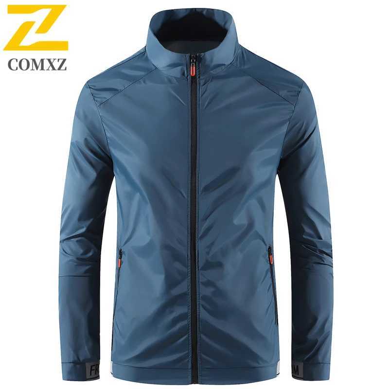 Mens Thin Jacket 2025 Summer New Ice Silk Breathable Quick Drying Sports Top Casual Outdoor Fishing Stand Up Collar Coat 4XL W250623