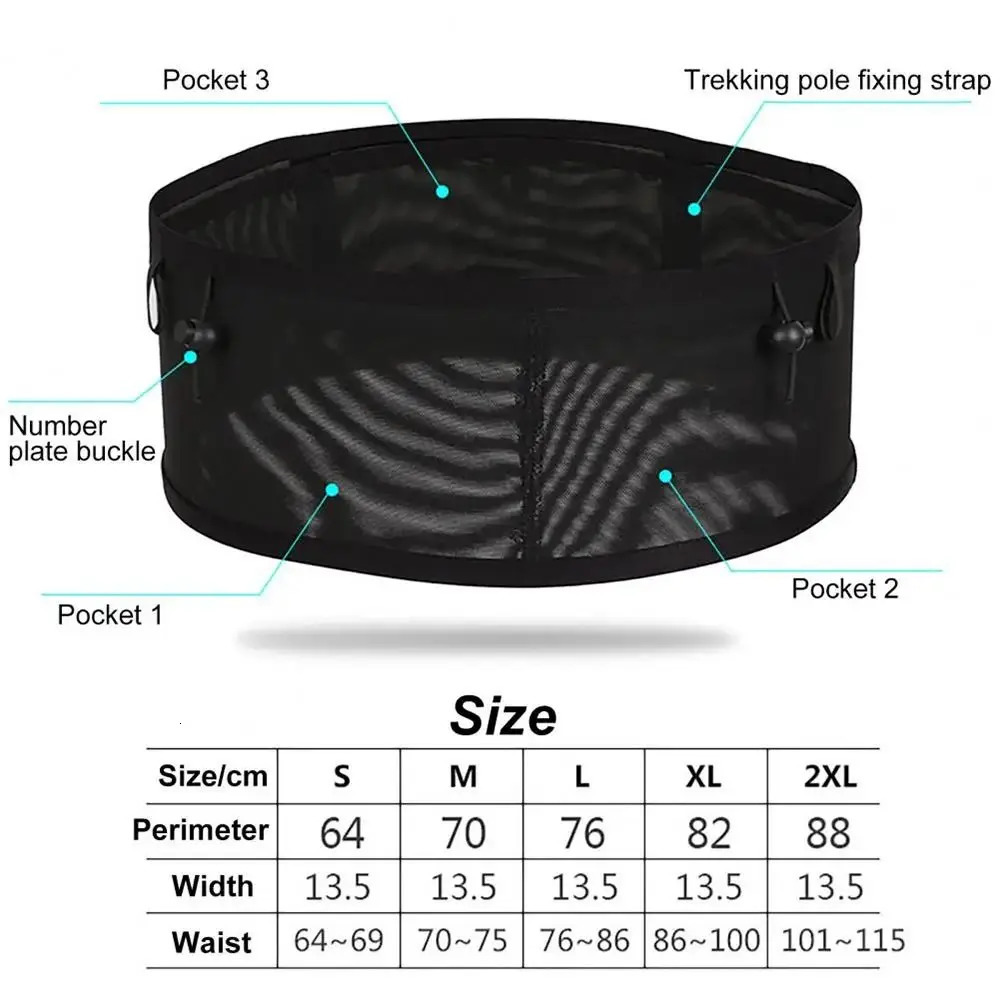 Running Waist Bag Sports Belt Pouch Phone Case Men Women Outdoor GymSport Bags Pack For Cycle 250612