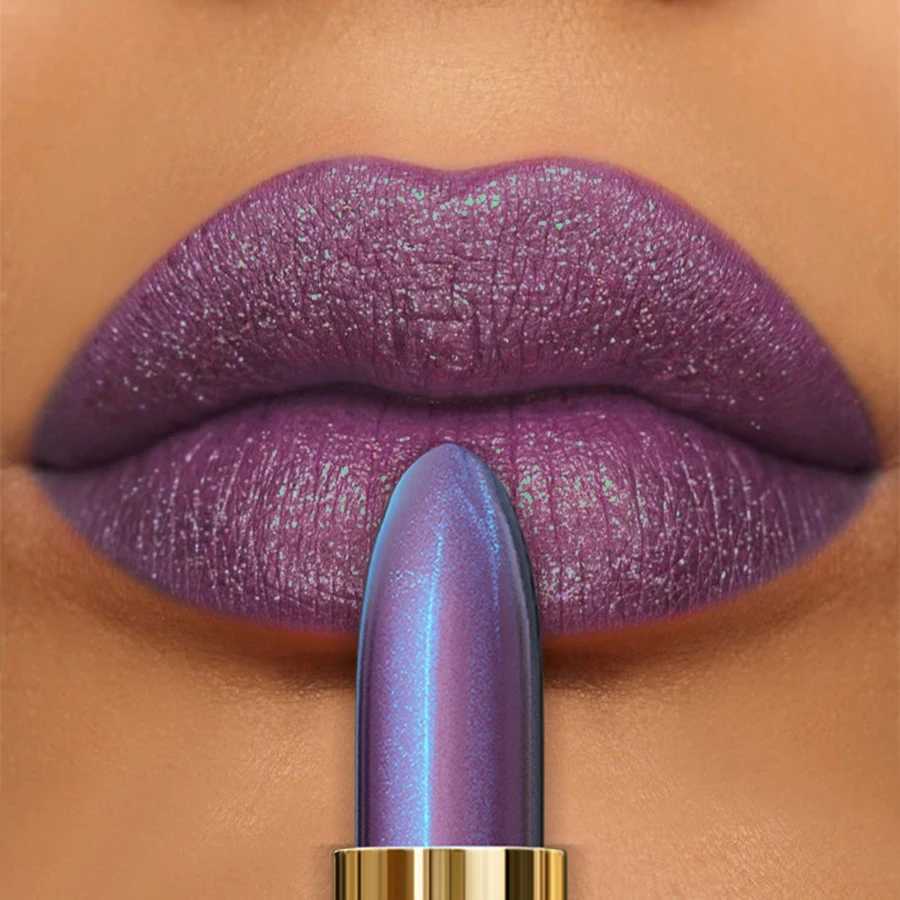 1PC Sexy Color Glitter Lipstick Flash Lasting Easy Color Diamond Lip Tint Shiny Metallic Lip Makeup Gifts for Women Lip Gloss XJ250623