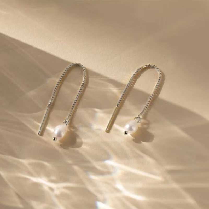 Vintage Artificial Colored Beads Pendant Earrings Set For Women Fashion Boho Silvery Color Simple Jewelry Gift Wholesale XJ250623