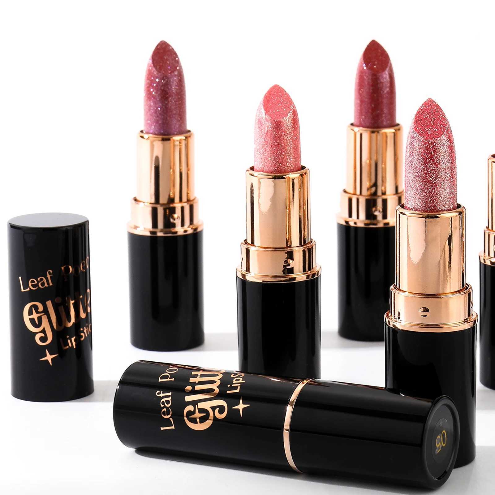 Metallic Glitter Lipstick Dazzling Moisturizing Velvety Sexy Red Lip Gloss Waterproof Matte Diamond Pearlescent Lip Tint Balm XJ250623