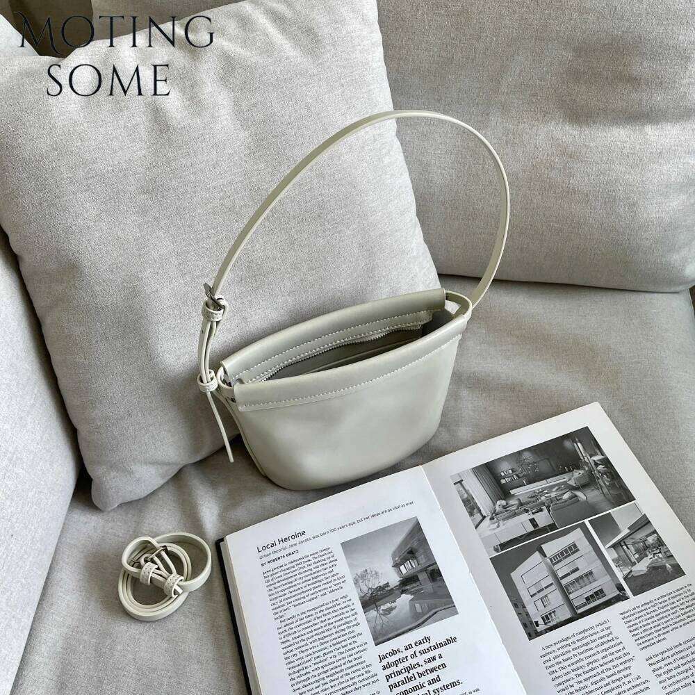 Moingsome Fashionable Mini Handbag For Women Genuine Leather Crossbody Shoulder Messenger Bucket Casual Tote Samll Bags