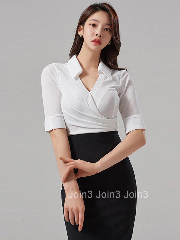 Summer Fashion Black White Splic Work Style Formal Occasion Dress Women Elegant Office Slim Midi Pencil Vestidos Street Clothes