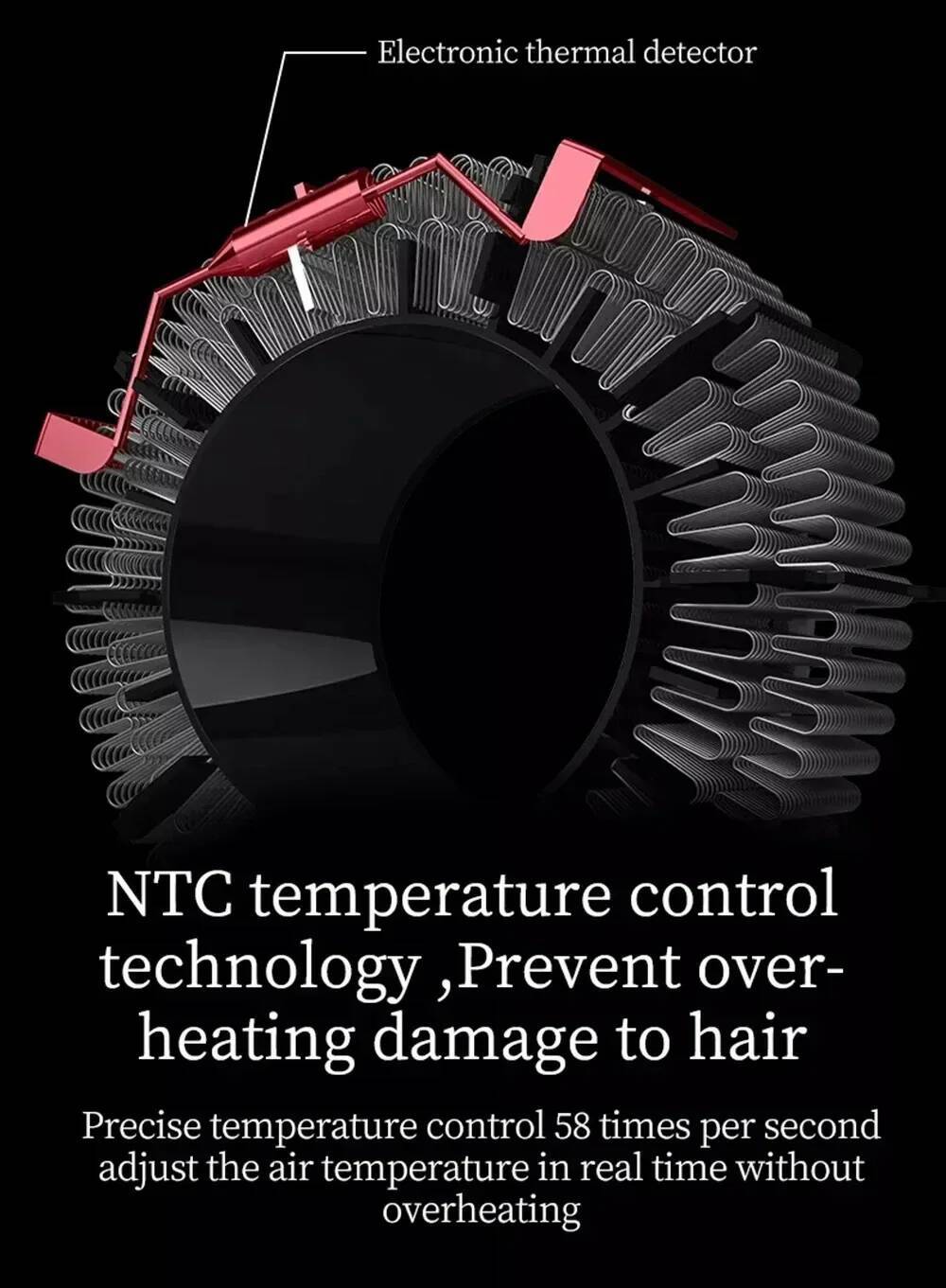 Professional Leafless Negative Ion 110000RPM High Speed Electric Hair Dryer Salon Style Blower Styling Tool Powerful