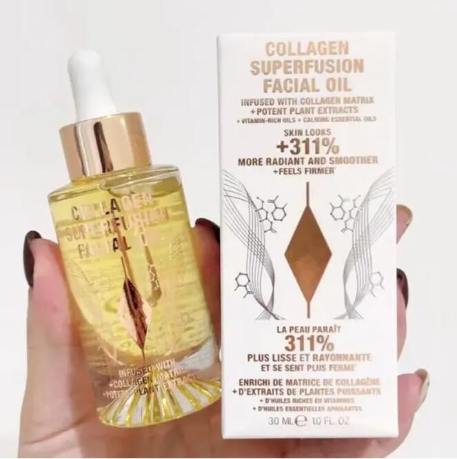 30ml Face Skin Care Esscence COLLAGEN SUPERFUSION FACIAL OIL INFUSED With COLLAGEN Matrix Essential Oil Serum Makeup