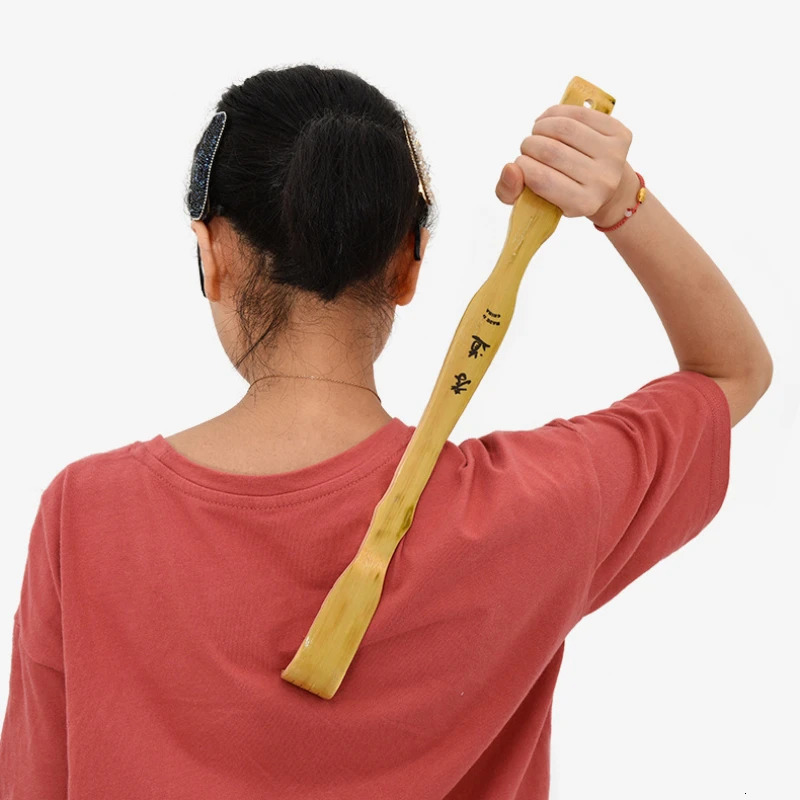 Durable Bamboo Massager Back Scratcher Wooden Body Roller Stick Backscratcher Wooden Scratching Backscratcher Massager 250619