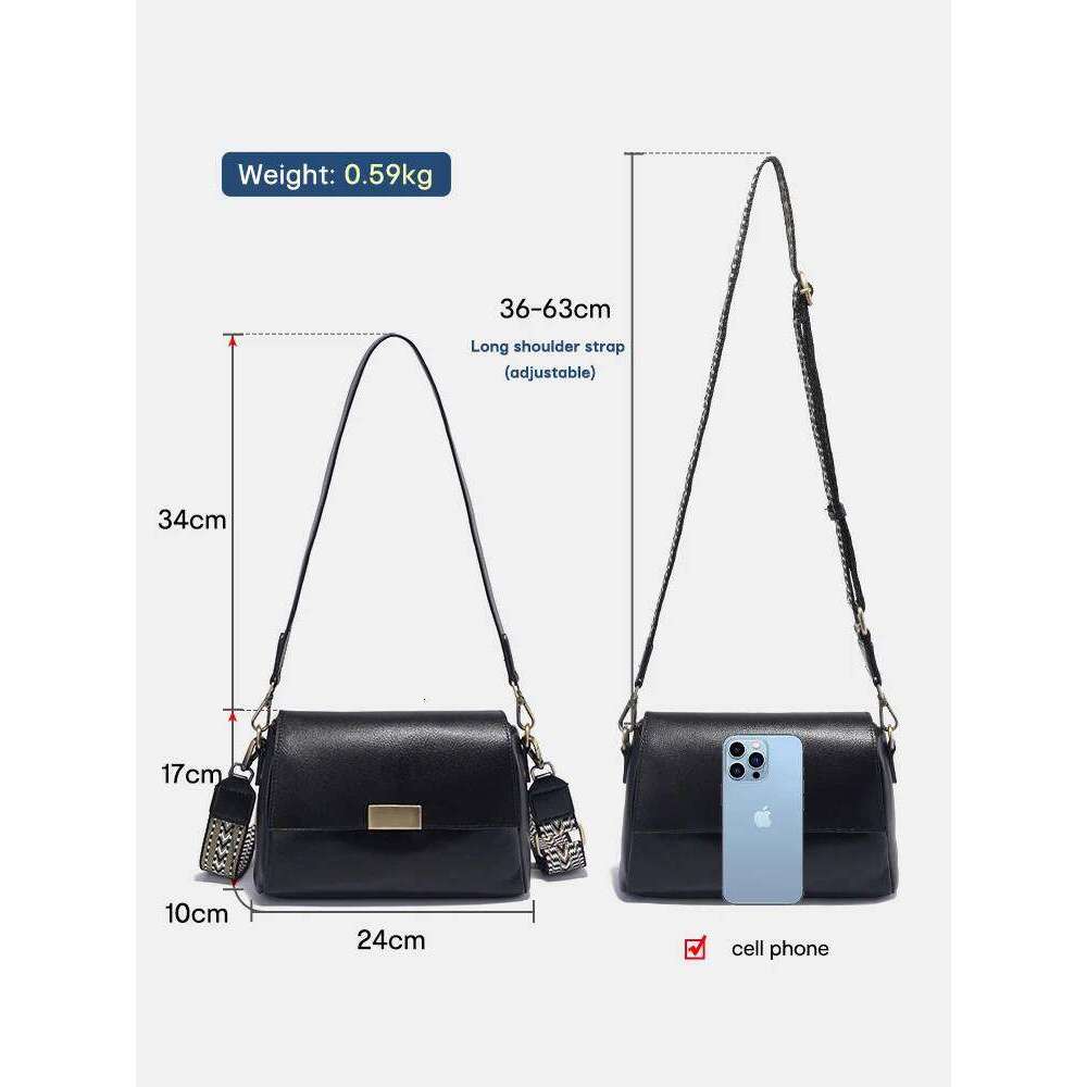 Luxury Bag Zency Genuine Leather Vintage Designer Handbag For Women Large Capacity Shoulder Brown Crossbody Flap Bag Zip Purse Sac