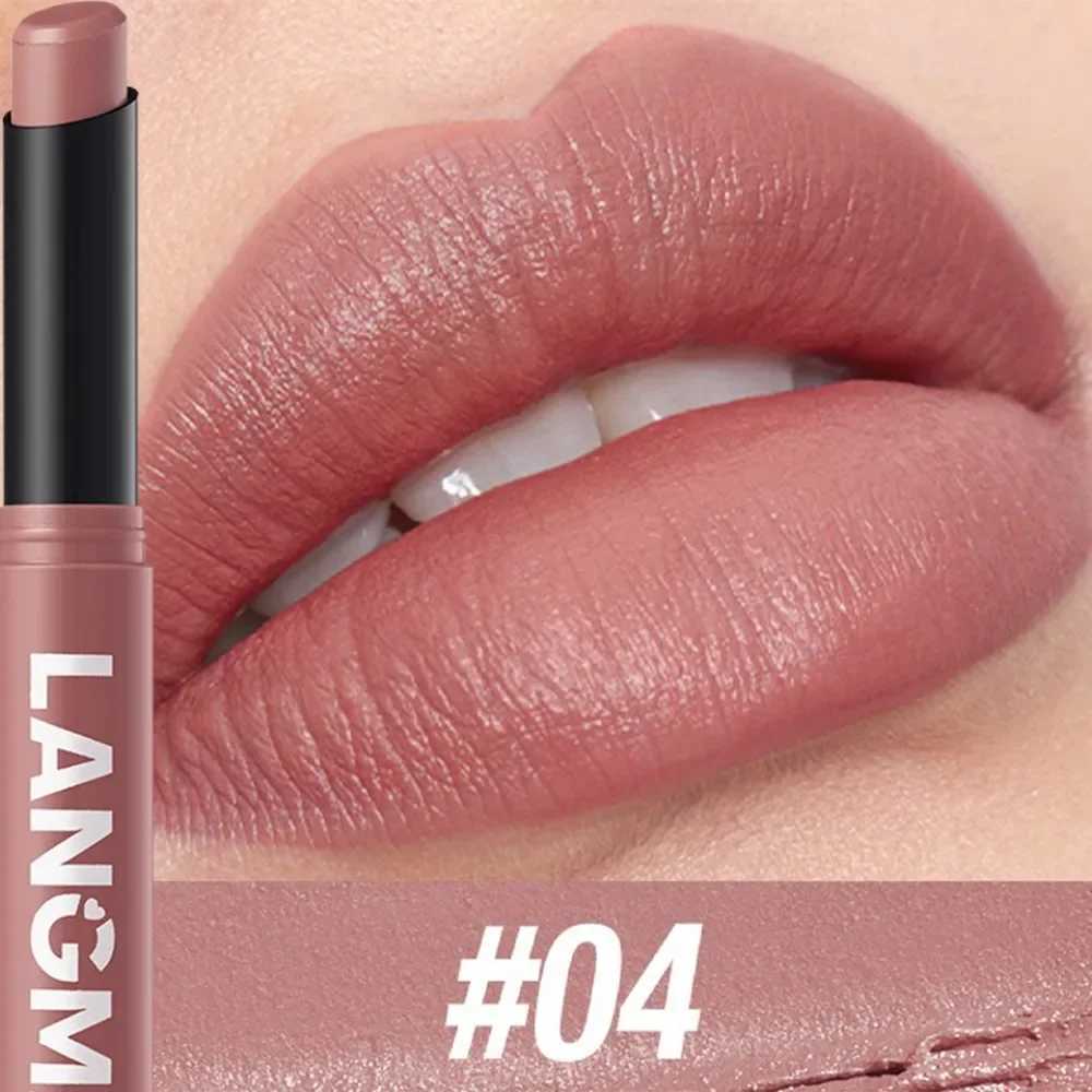 12 Color Matte Lipstick Pencil Waterproof Long Lasting Non-Stick Cup Lip Stain Tint Cosmetic Nude Lipstick Pen Makeup XJ250623