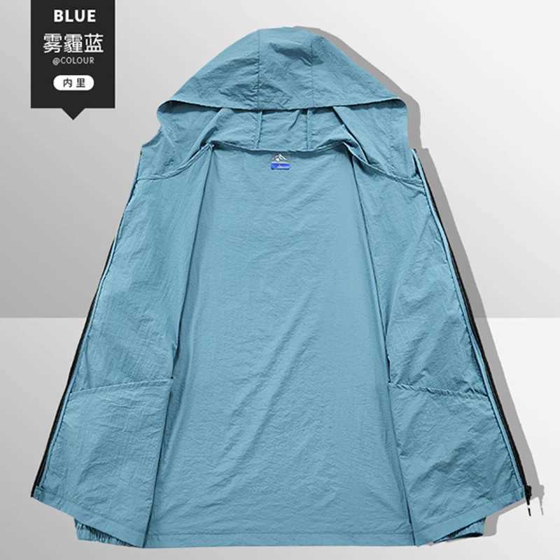 Fast Shipping Camping Jacket Men Fishing Coats Male Windbreaker Clothing Summer Sunscreen Jackets Ultrathin Cycling Trip Outwear W250623