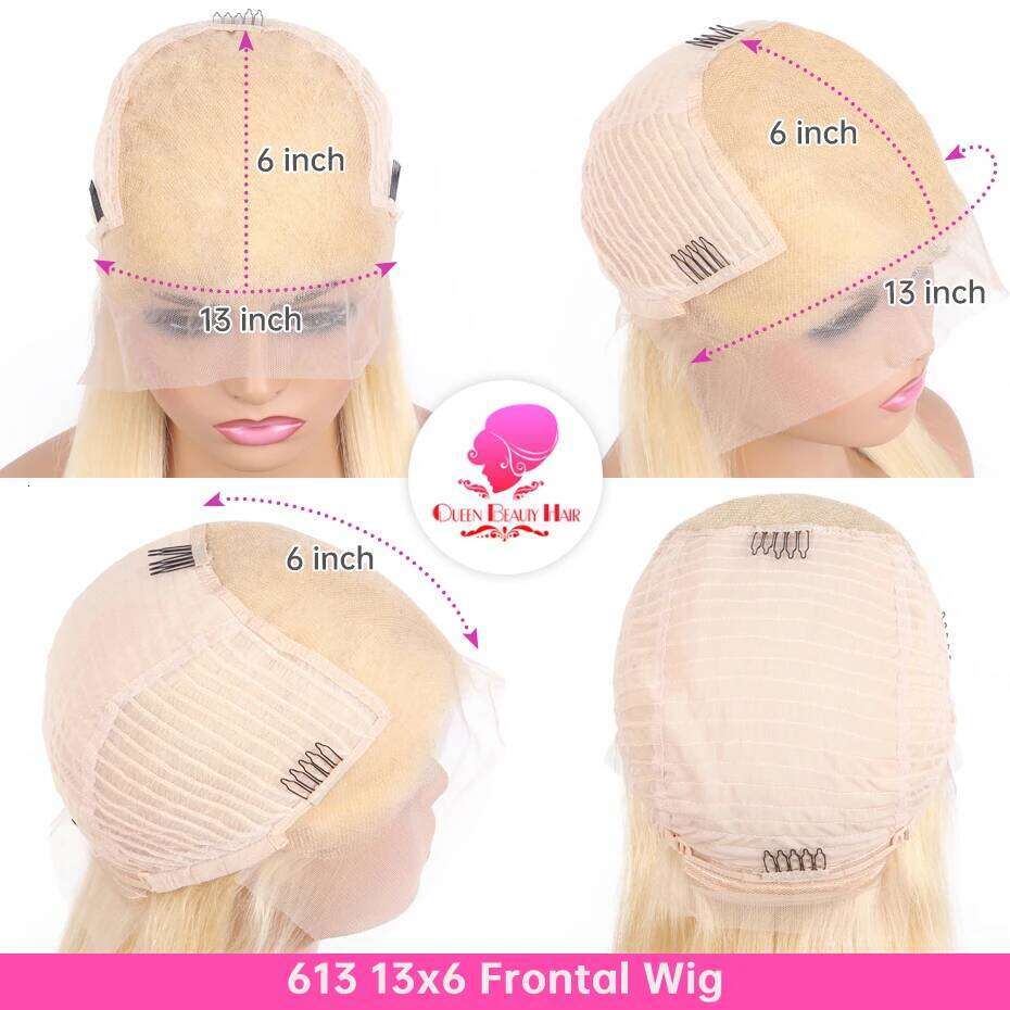 Light Green 13x6 Transparent Front Body Wave Lace Frontal Wigs Pre Plucked Blue Colored Human Hair Wig