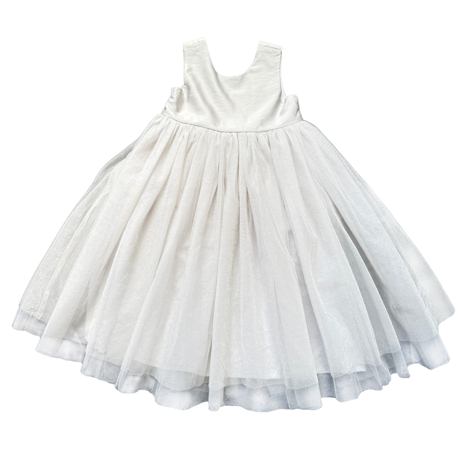 Girls' simple dress casual dress fluffy gauze dress vest princess dress