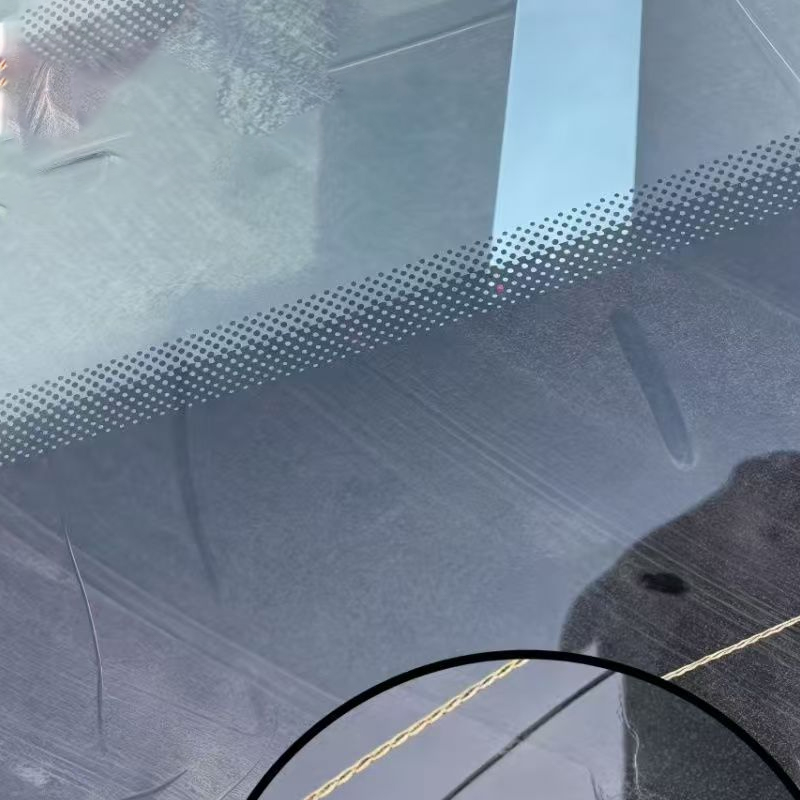 Automotive glass disassembly threading tool, extended threading, pull-out threading