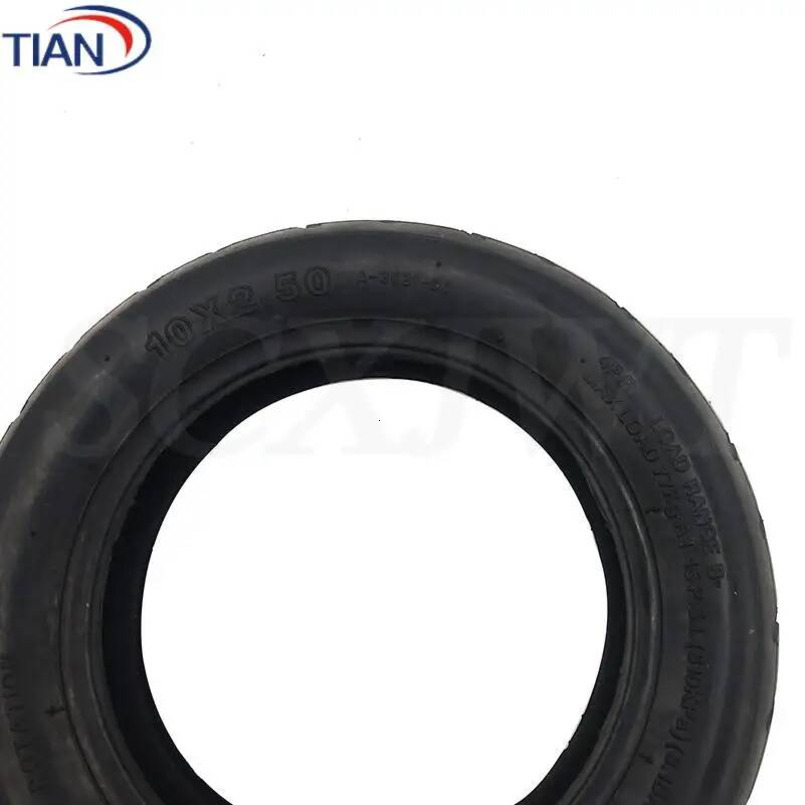 10x2.50 Pneumatic Tire Inner Tube Outer Tyre for 10 Inch Electric Scooter Front and Rear Wheel Replacement Parts