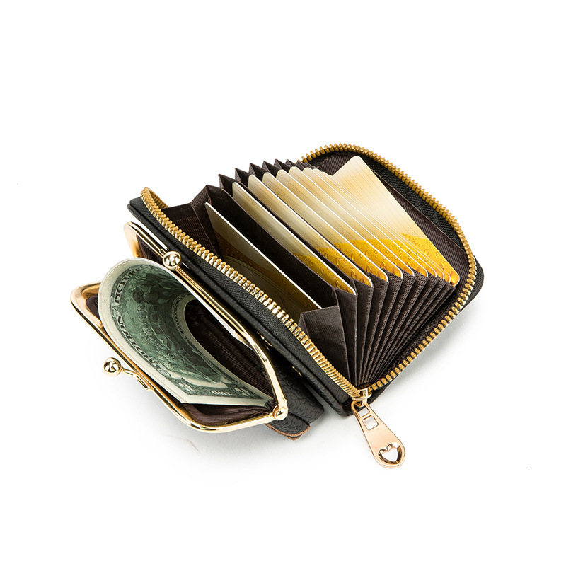 Free Shipping 2025 New Designer Bag Factory Direct Supply New Wallet INS Women Mini Student Coin Purse Large Capacity Accordion Card Holder Ladies Hig