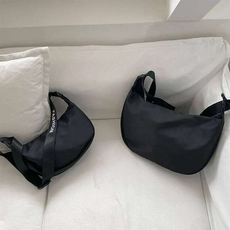 2025 Women Foldable Hobo Classics Lady Tote Embroidered Shoulder Bags Fashion Nylon Handbag Bag For Travel