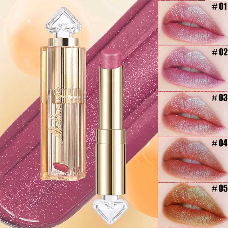 Waterproof Diamond Shimmer Matte Texture Pearlescent Glitter Velvet Lipstick 24H Long Lasting Diamond Lipstick Women Makeup 1PCS XJ250623