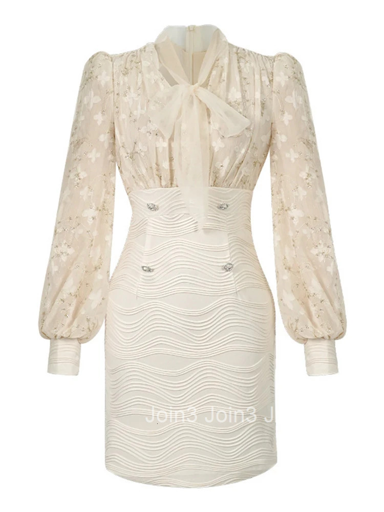 New Fashion Lady Work Style Fake 2 Pieces Pencil Short Dress Women Clothes Elegant Office Sweet V-Neck High Waist Slim Vestidos