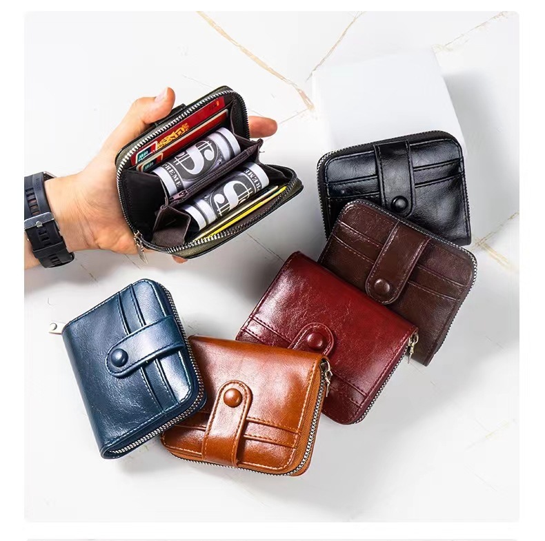 Free Shipping Luxury Fashion Multi-card Slot Designer Wallet Unisex Zipper Coin Purse Card Holder Bag In Stock Storage Bag