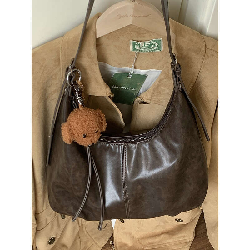 Post-Apocalyptic Style Tote 2025 Spring Summer New Trendy Fashion Large Capacity Crossbody Melard Shoulder Bag for Women