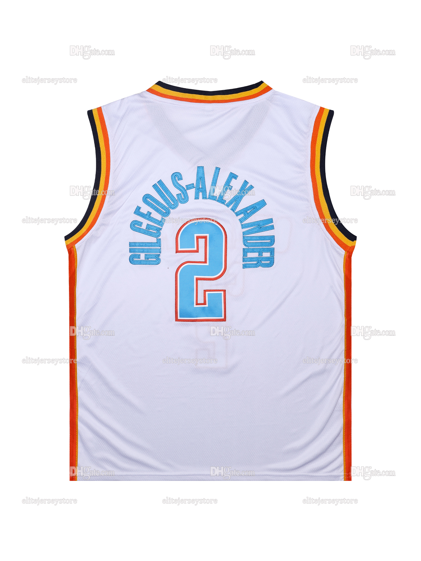 Personalized Custom 2025 Finals Champion Basketball Jersey Shai Gilgeous-Alexander Luguentz Dort Ousmane Dieng Alex Ducas Adam Flagler