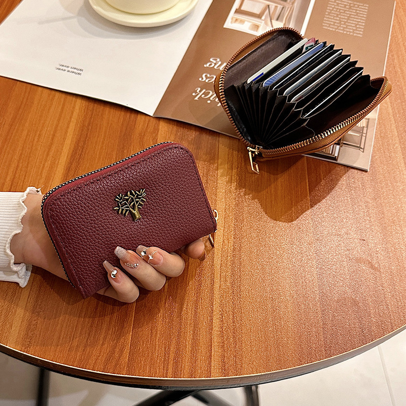 New Women's Luxury Wallet 2025 Women's Wallet High End Fashion Zipper Designer Wallet Short Small Wallet Fashion Women's Wallet