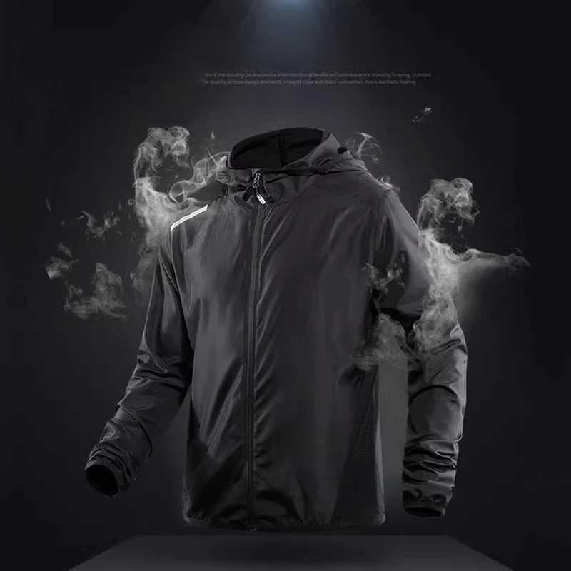 2025 UPF Sunscreen Coats Mens Jacket Breathable Sports Waterproof Jacket Summer UV Protection Outdoor Fishing Skin Coat 4xl W250623