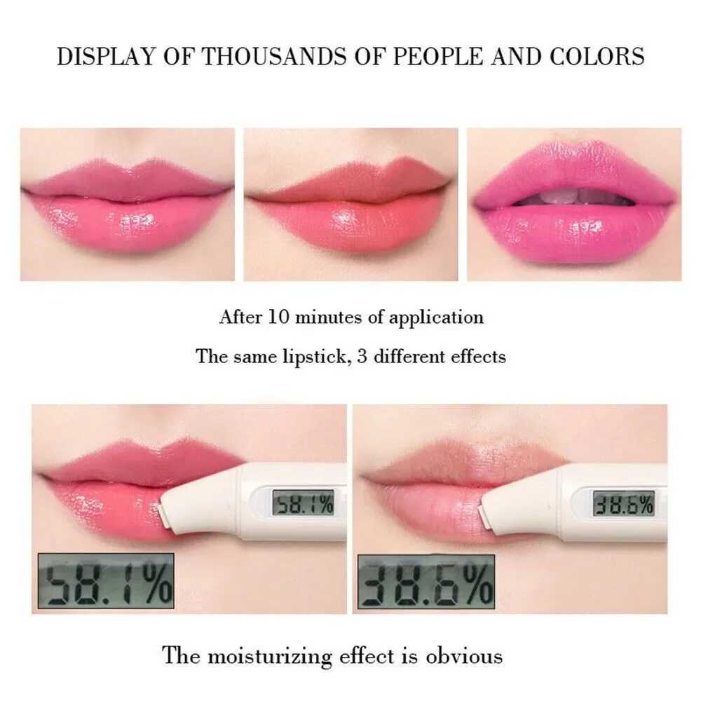 1 Pcs Aloe Vera Magic Lip Balm Temperature Color Change Nutritious Natural Moisture Lipstick Safe Ingredients Care Makeup Lips XJ250623
