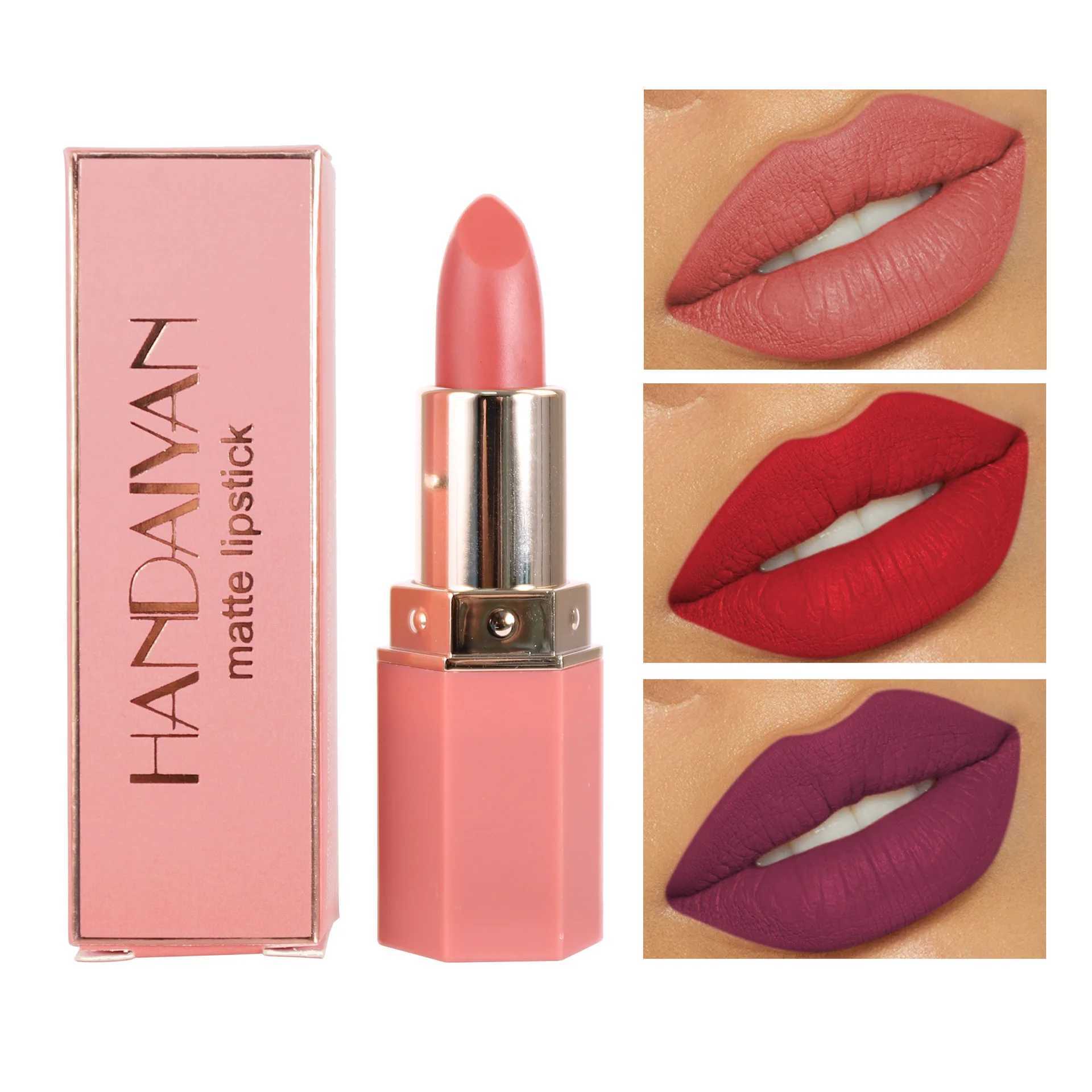 Nude Matte Lipstick Velvet Lipsticks Waterproof Long Lasting Non-stick Cup Lip Stick Not Fading Sexy Red Pink Makeup Cosmetics XJ250623