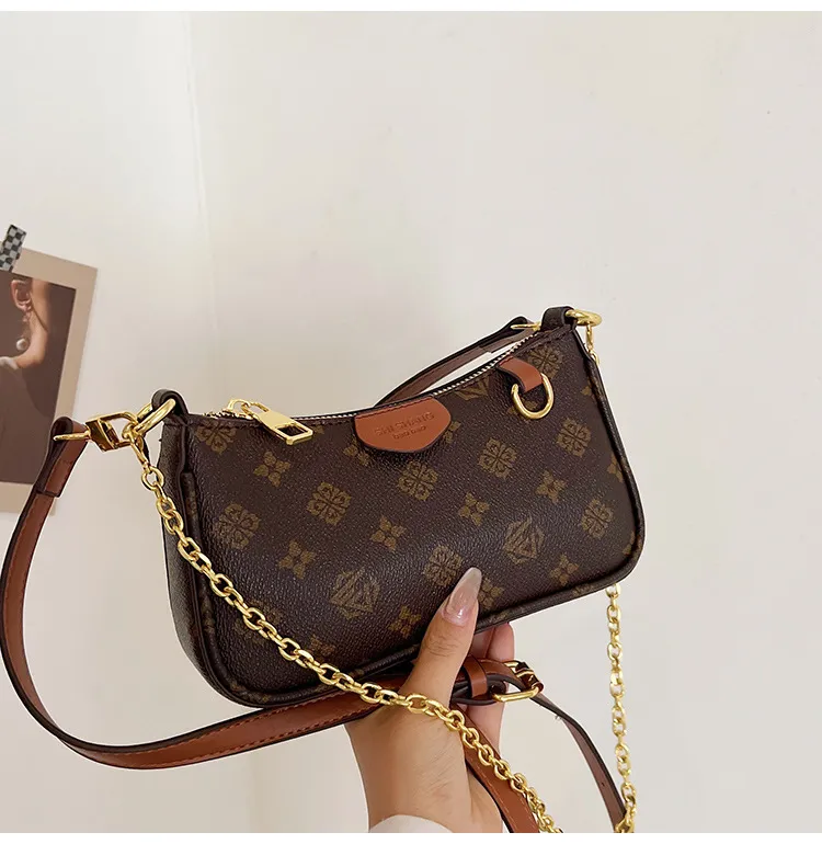 Designer Shoulder Bag Crossbody Bag Luxury Bag Purse Designer Texture Handbag Armpit New Mahjong Bag Temperament Fashion Clash Color Recommended by fr