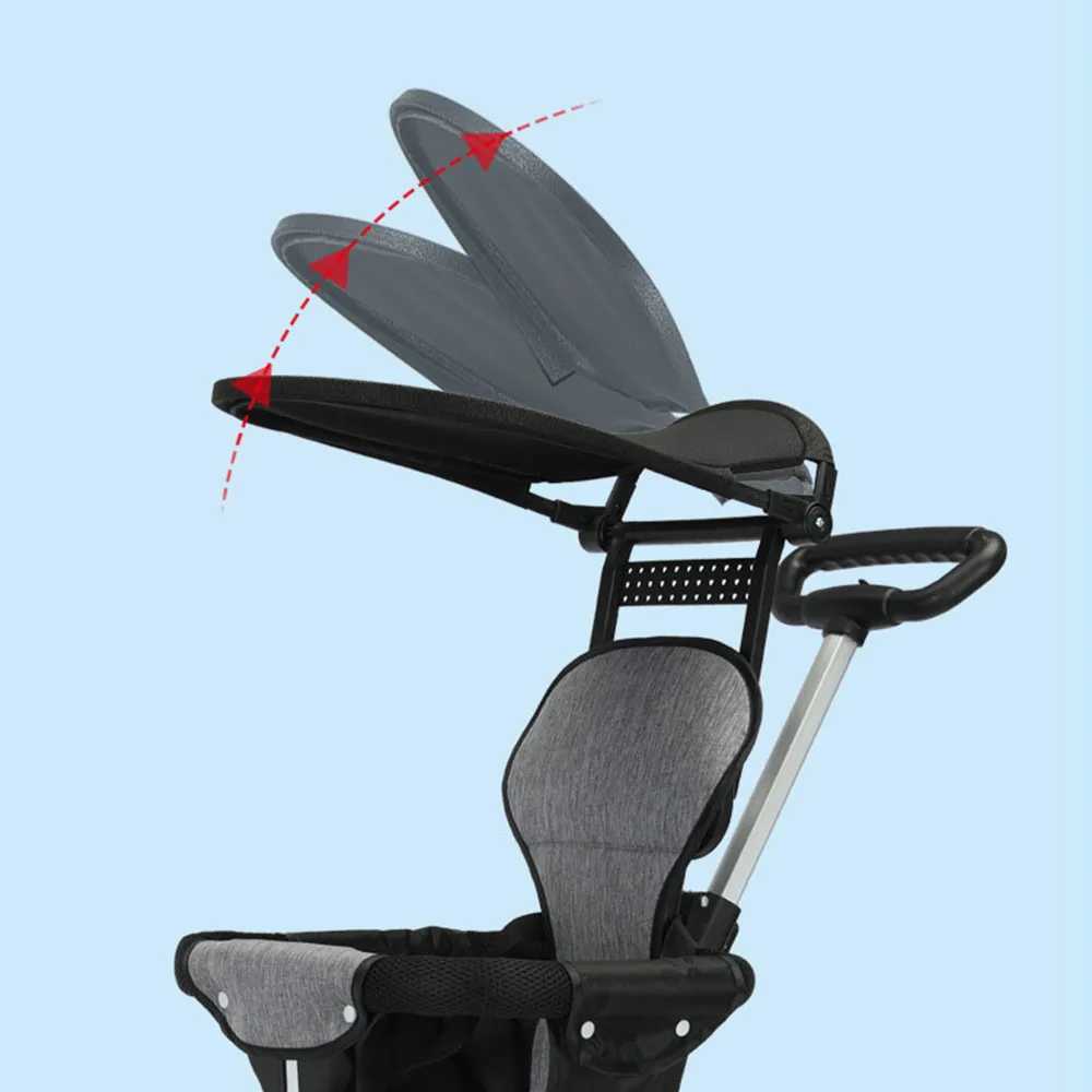 Travel Stroller Multipurpose Lightweight with Canopy Adjustable Portable Foldable Stroller for Park Trips Travel AirplaneXJ250623