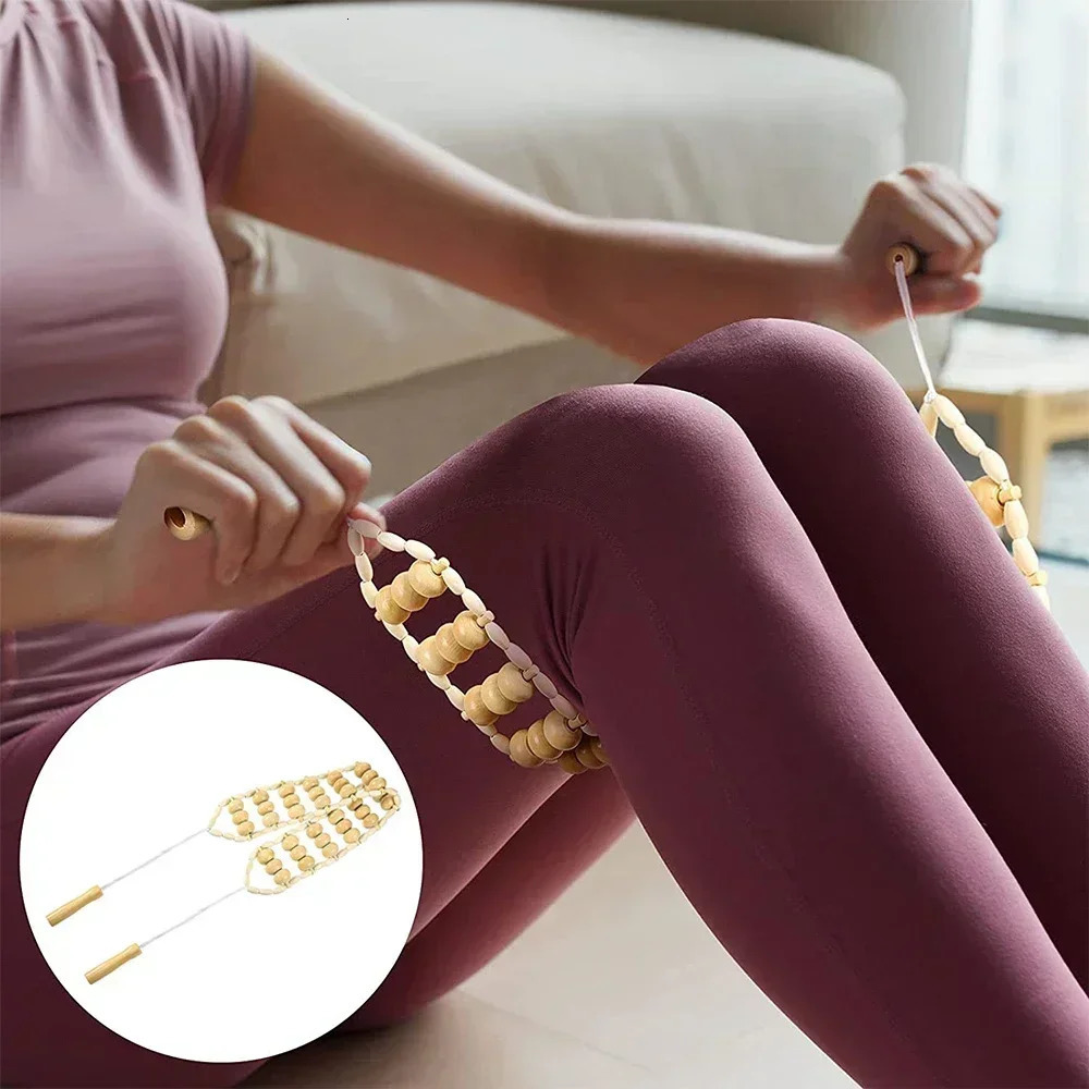Wooden Massage Tools Wood Lymphatic Drainage Massager Anti Cellulite Body Shaping Tools for Beauty Gua Sha Sore Muscle Relief 250619