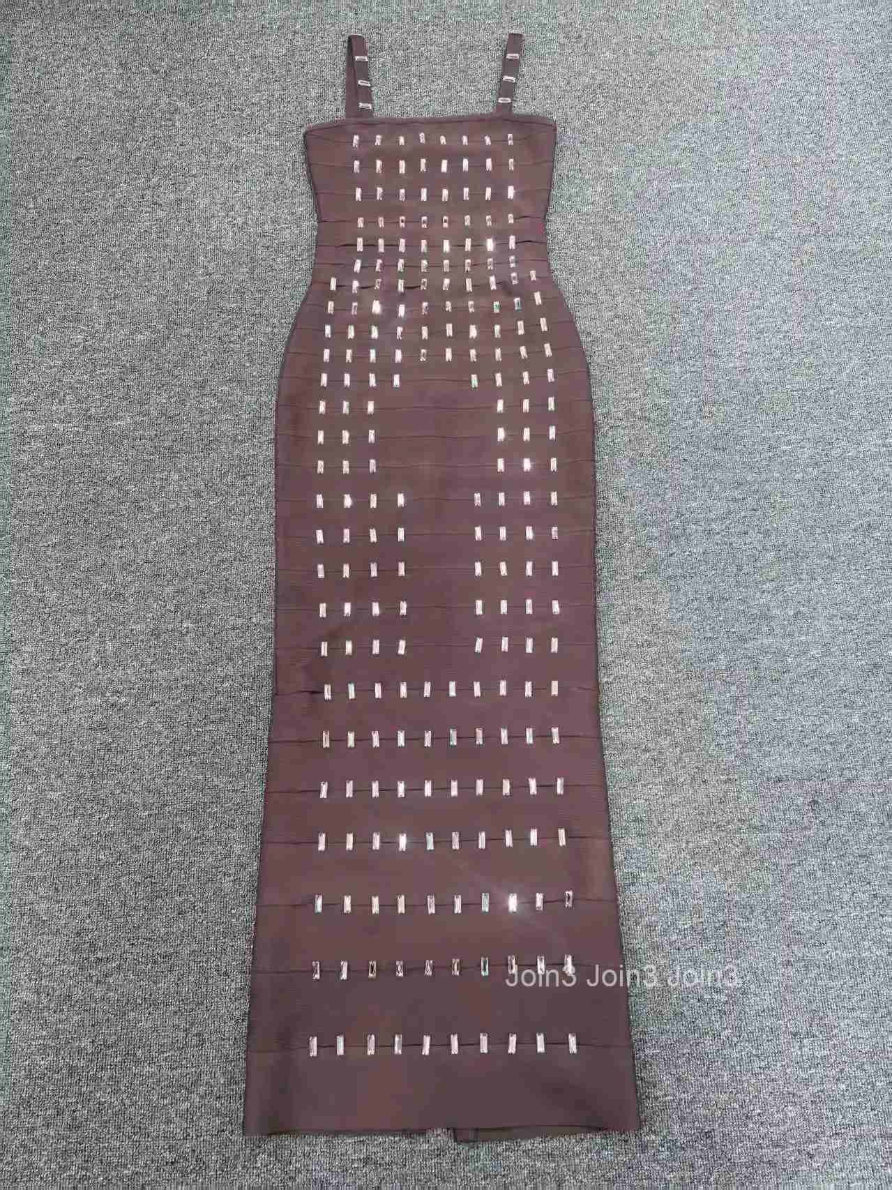 2025 Sexy Backless Dress High-Slit Stitched Details - Midnight Black/Sky Blue/Terracotta Elegant Evening Breathable Mesh
